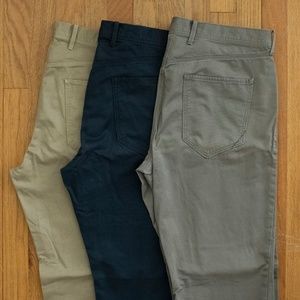 Banana Republic Straight Fit Pants 33x30 - 3 pair